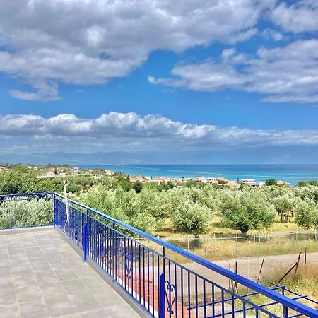 Villa Blue Cocoon - Chrani Messinia Peloponnese- Sea View 800 M From Beach Bagian luar foto