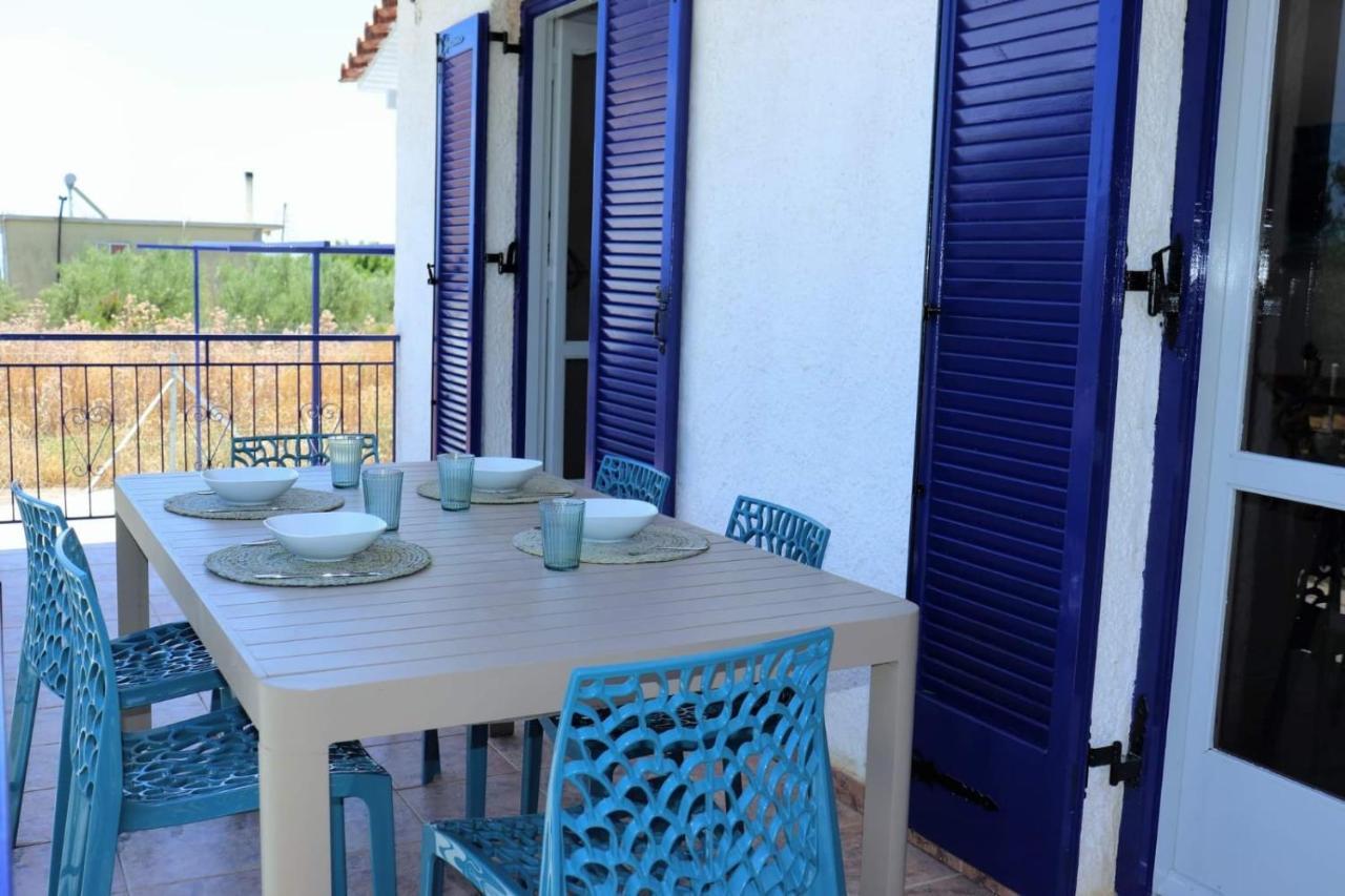 Villa Blue Cocoon - Chrani Messinia Peloponnese- Sea View 800 M From Beach Bagian luar foto