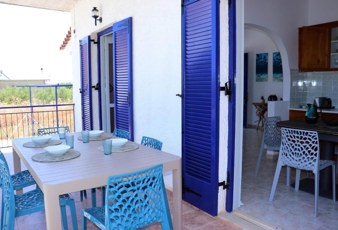Villa Blue Cocoon - Chrani Messinia Peloponnese- Sea View 800 M From Beach Bagian luar foto