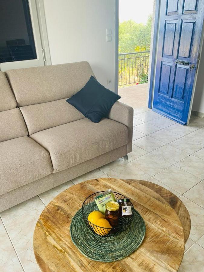Villa Blue Cocoon - Chrani Messinia Peloponnese- Sea View 800 M From Beach Bagian luar foto