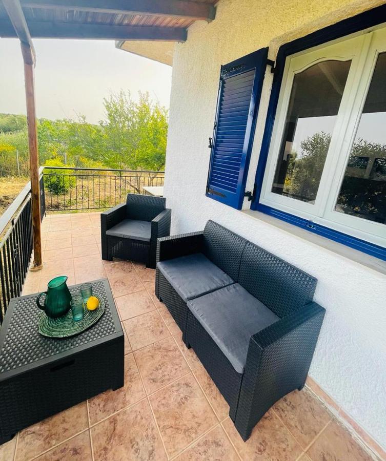 Villa Blue Cocoon - Chrani Messinia Peloponnese- Sea View 800 M From Beach Bagian luar foto