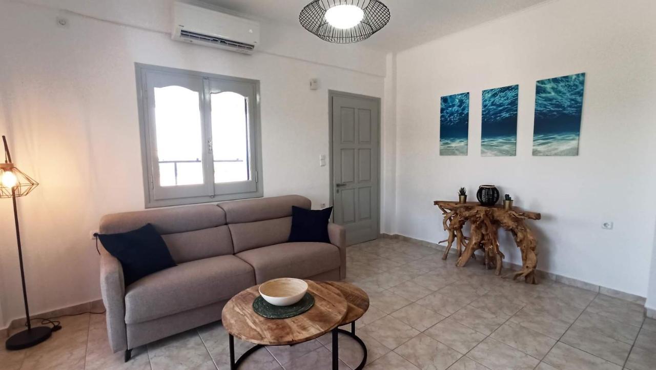 Villa Blue Cocoon - Chrani Messinia Peloponnese- Sea View 800 M From Beach Bagian luar foto
