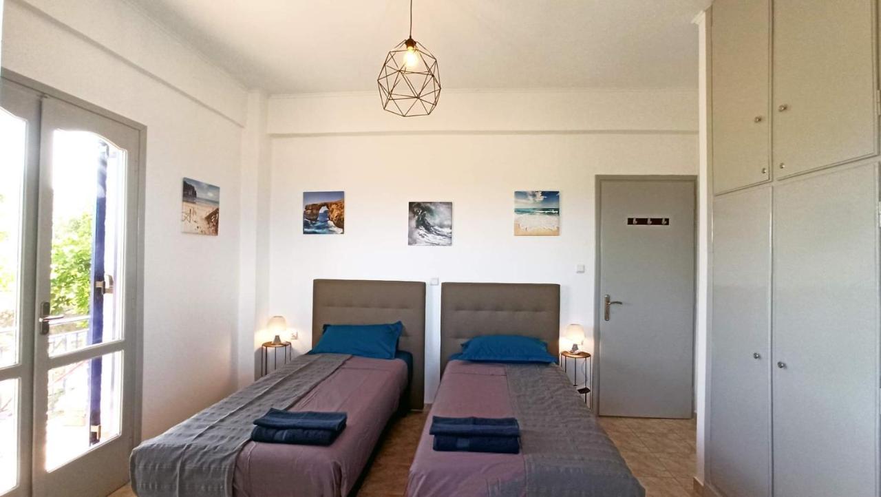 Villa Blue Cocoon - Chrani Messinia Peloponnese- Sea View 800 M From Beach Bagian luar foto