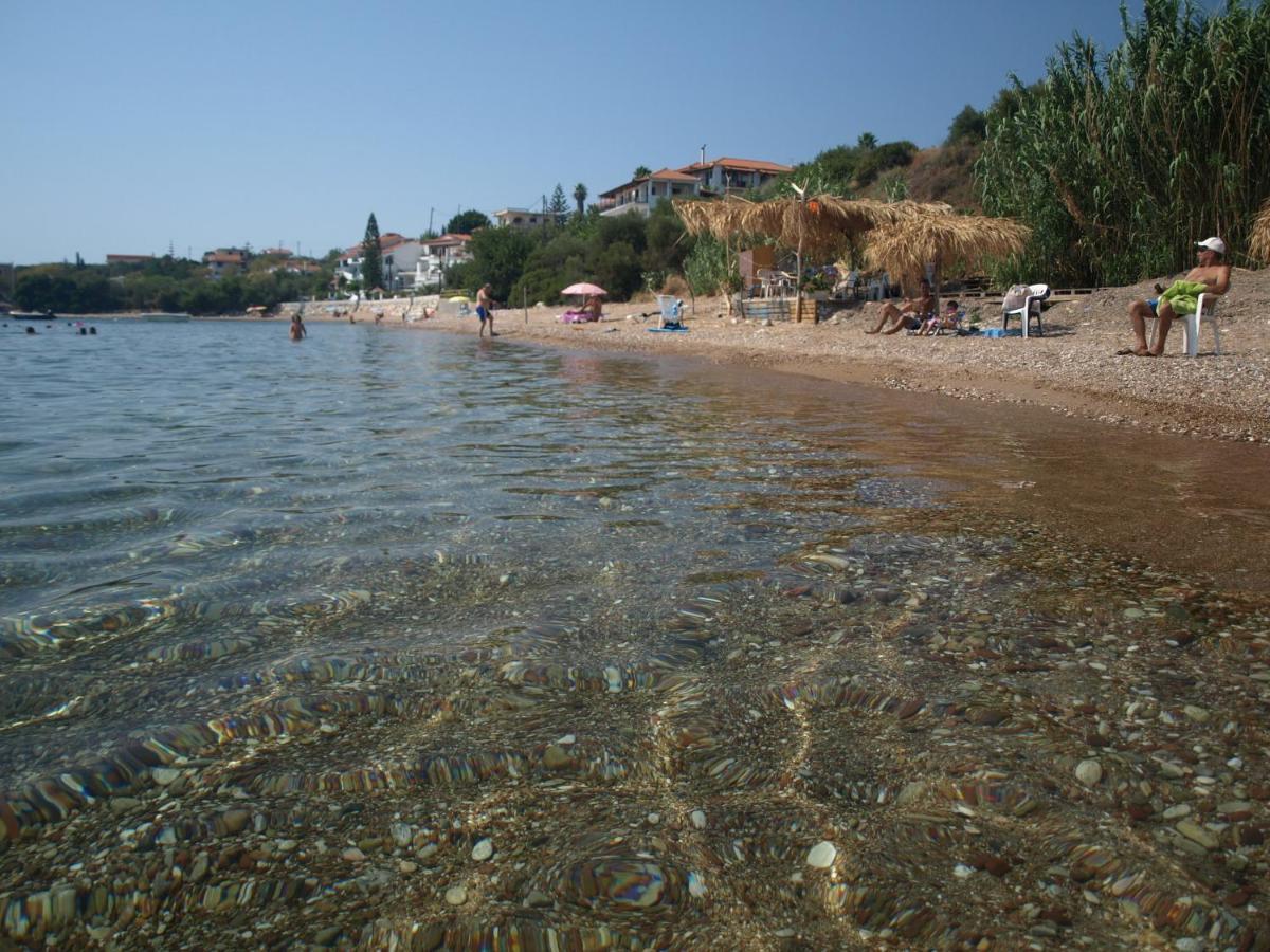 Villa Blue Cocoon - Chrani Messinia Peloponnese- Sea View 800 M From Beach Bagian luar foto