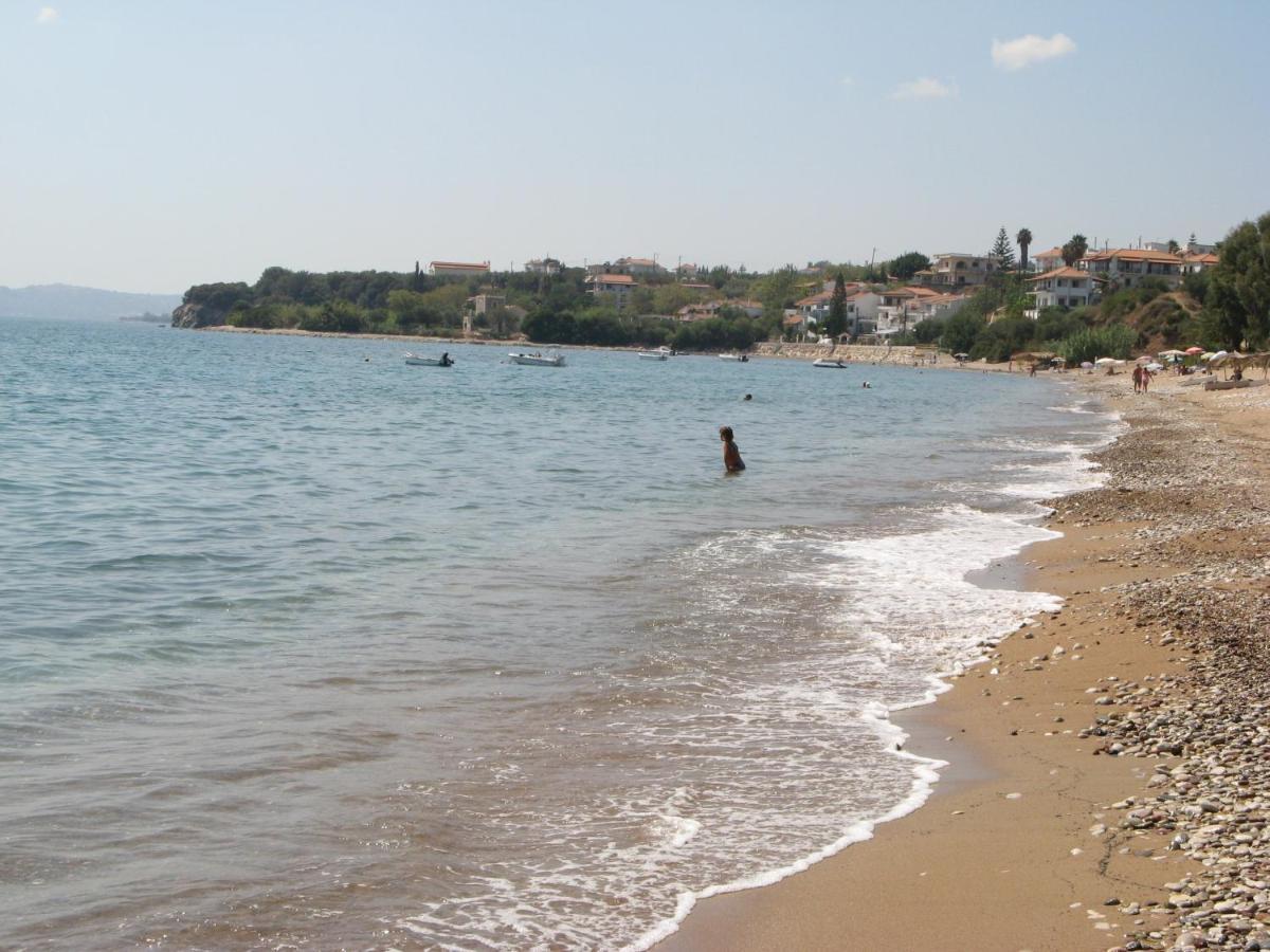 Villa Blue Cocoon - Chrani Messinia Peloponnese- Sea View 800 M From Beach Bagian luar foto