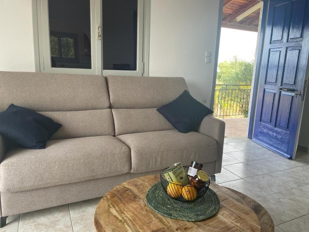 Villa Blue Cocoon - Chrani Messinia Peloponnese- Sea View 800 M From Beach Bagian luar foto